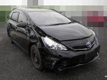 プリウスアルファDAA-ZVW41W事故車の買